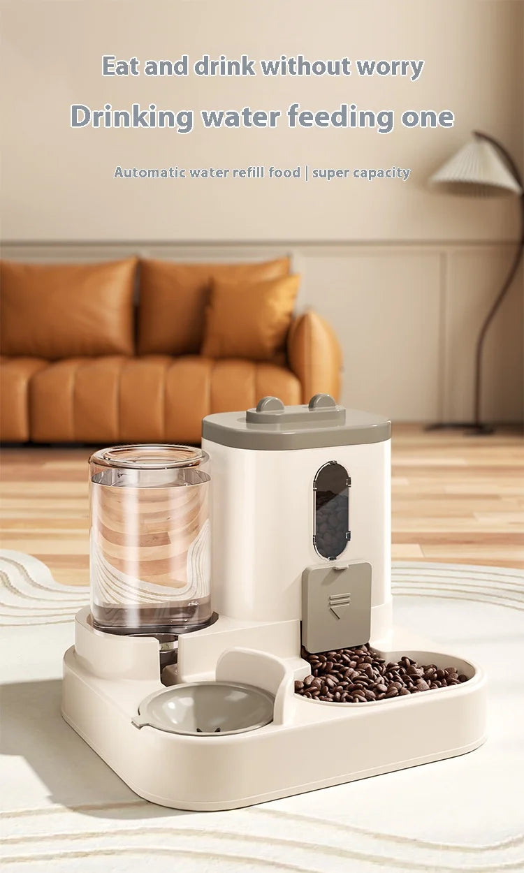 Automatic Pet Feeder and Water Dispenser