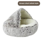 Winter soft pet bed