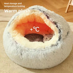 Winter soft pet bed