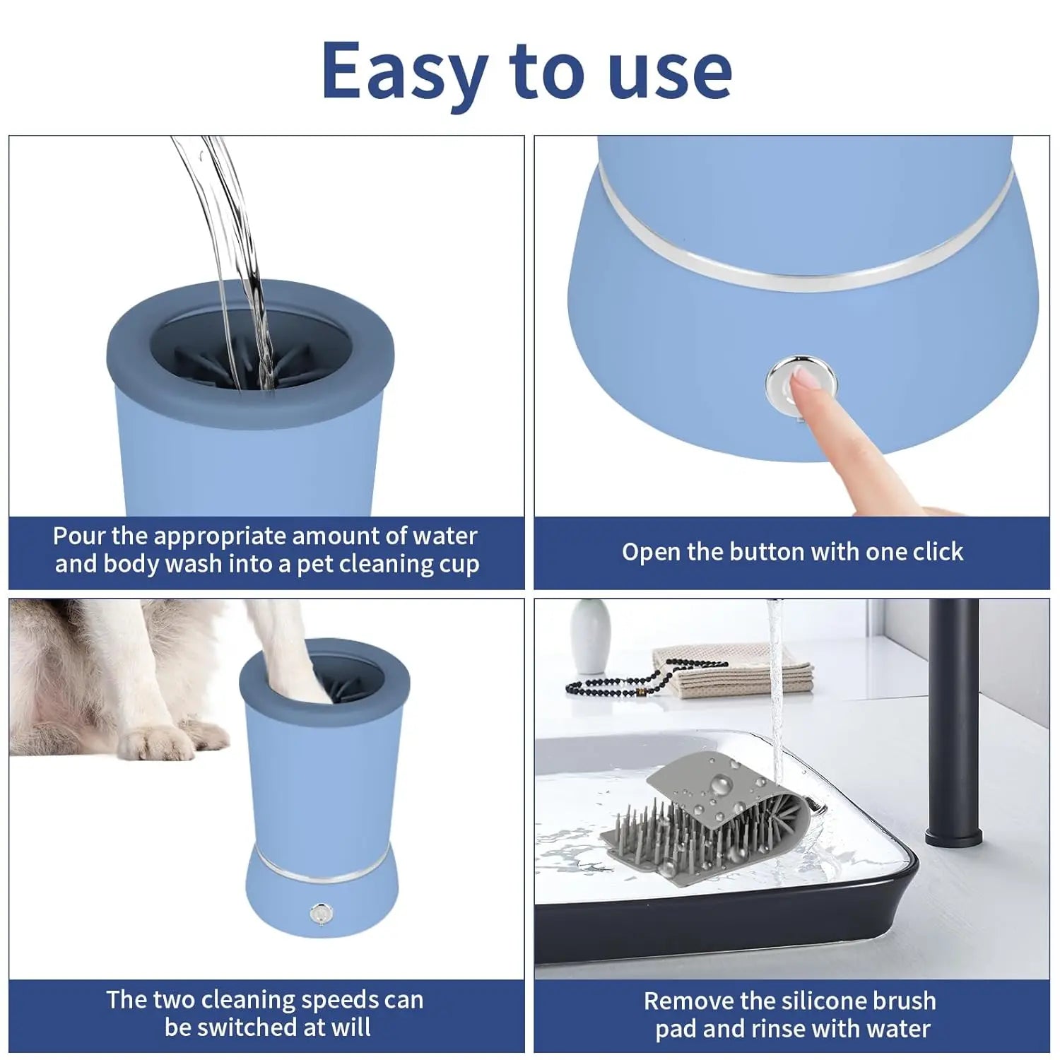 Automatic Dog Paw Cleaner