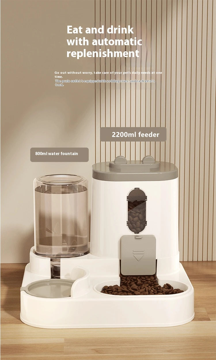 Automatic Pet Feeder and Water Dispenser