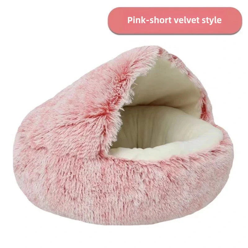 Winter soft pet bed
