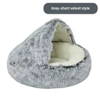 Winter soft pet bed