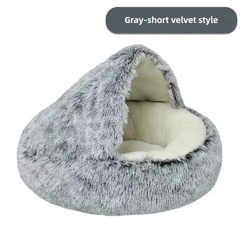 Winter soft pet bed