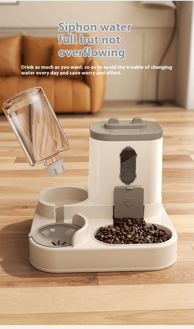 Automatic Pet Feeder and Water Dispenser