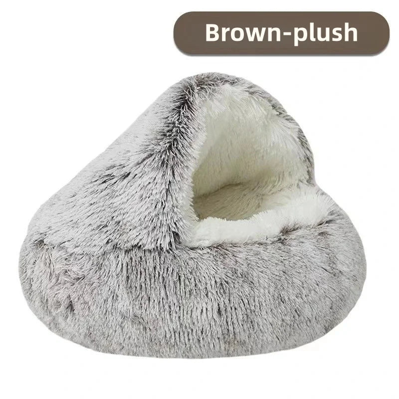 Winter soft pet bed