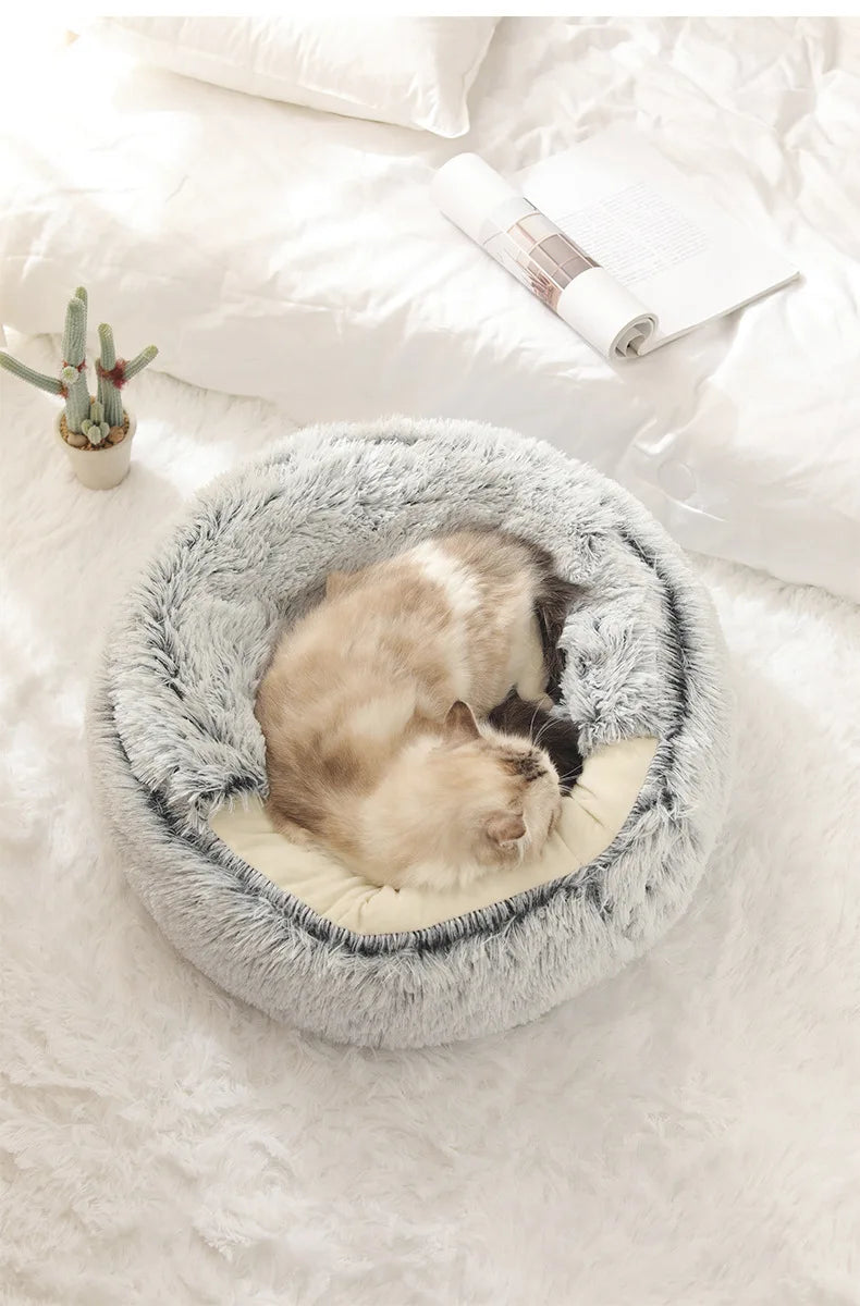 Winter soft pet bed