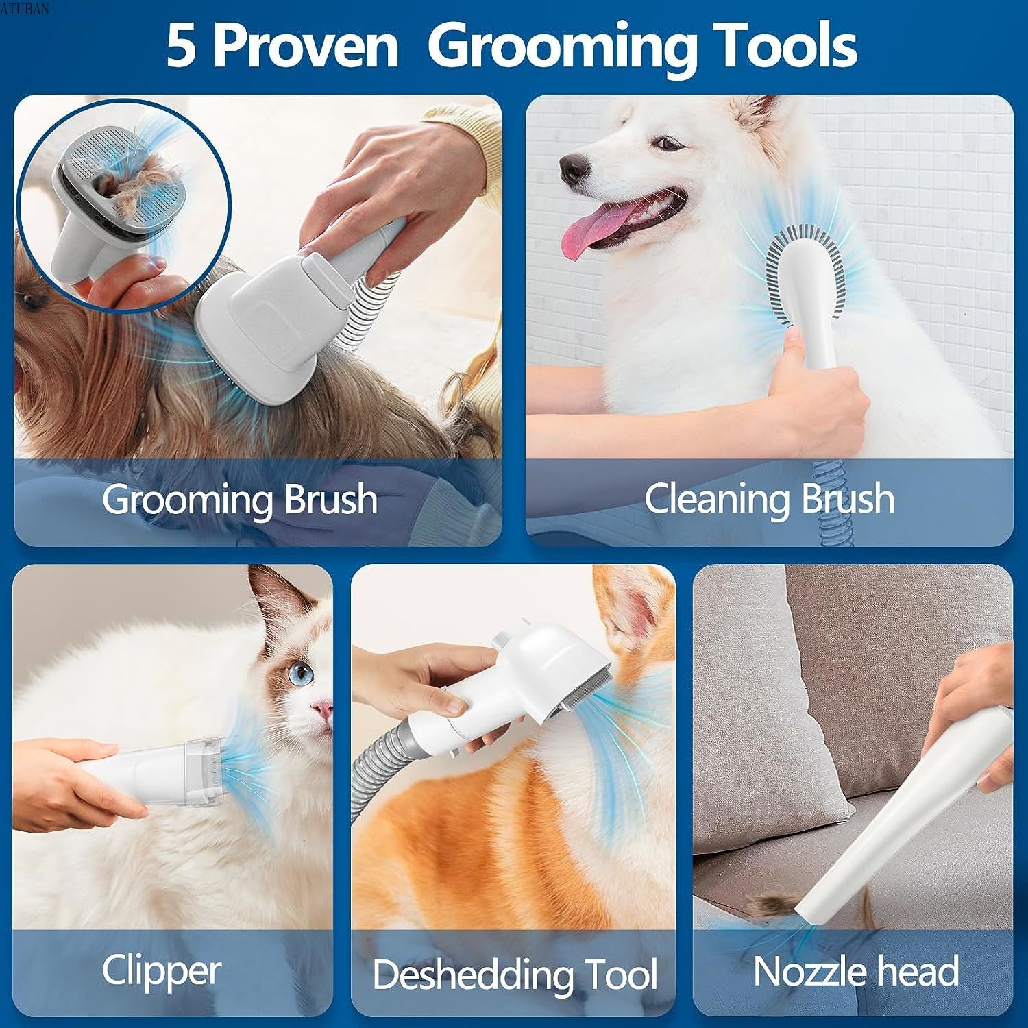 FurClean Grooming Vacuum